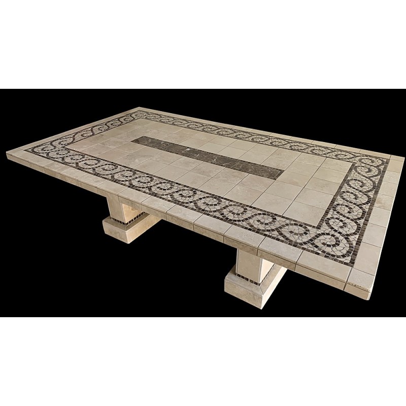 Claredon Emperador Mosaic Table Top