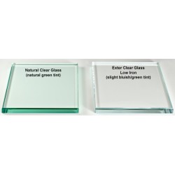36" x 36" Square 1/2" Thick Extra Clear Glass Top