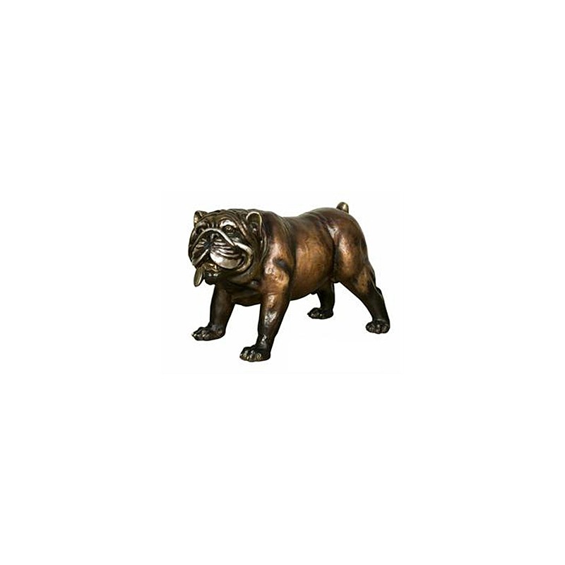 Bronze Table Top Bronze Bulldog Sculpture