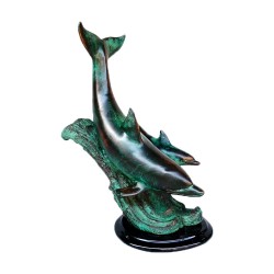 Bronze Table Top Dolphins...