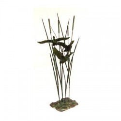 Bronze Table Top Ducks with Open Wings Sculpture