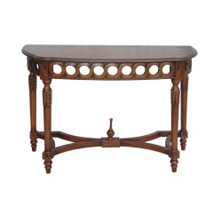 Neoclassical Demilune Console, Hallway or Serving Table