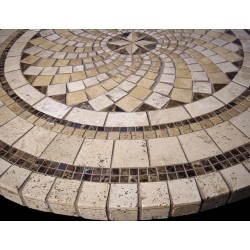 North Star Mosaic Table Top - Side View