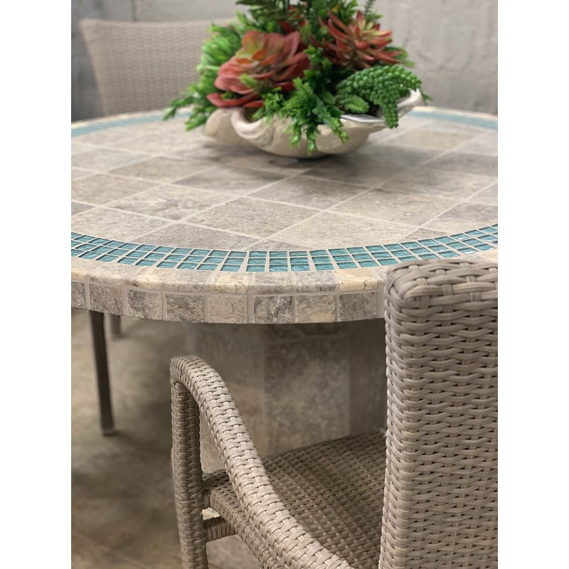 Aqualina Mosaic Stone Tile Table Top