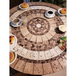 Canyon Mosaic Table Top - Lifestyle