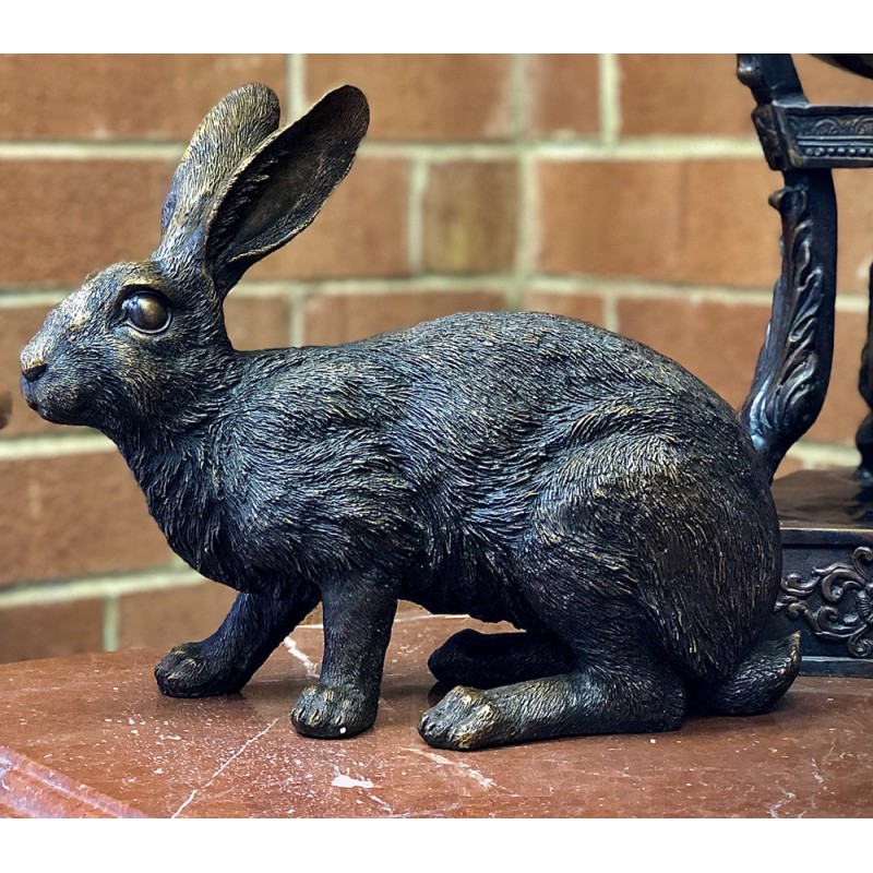 Bronze Bunny Rabbit Sculpture