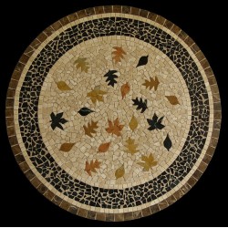Fall Leaves Mosaic Table Top