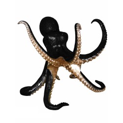 Bronze Black Octopus Sculpture / Table Base