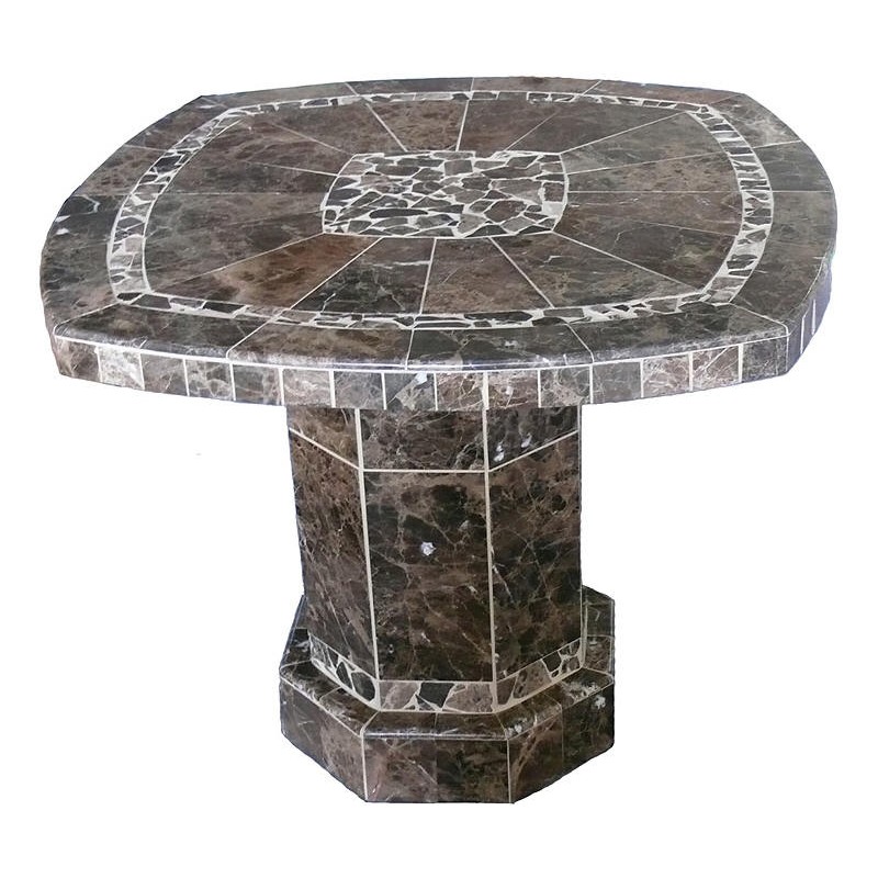 Selena Mosaic Table Top Shown with Optional Matching Roma Base