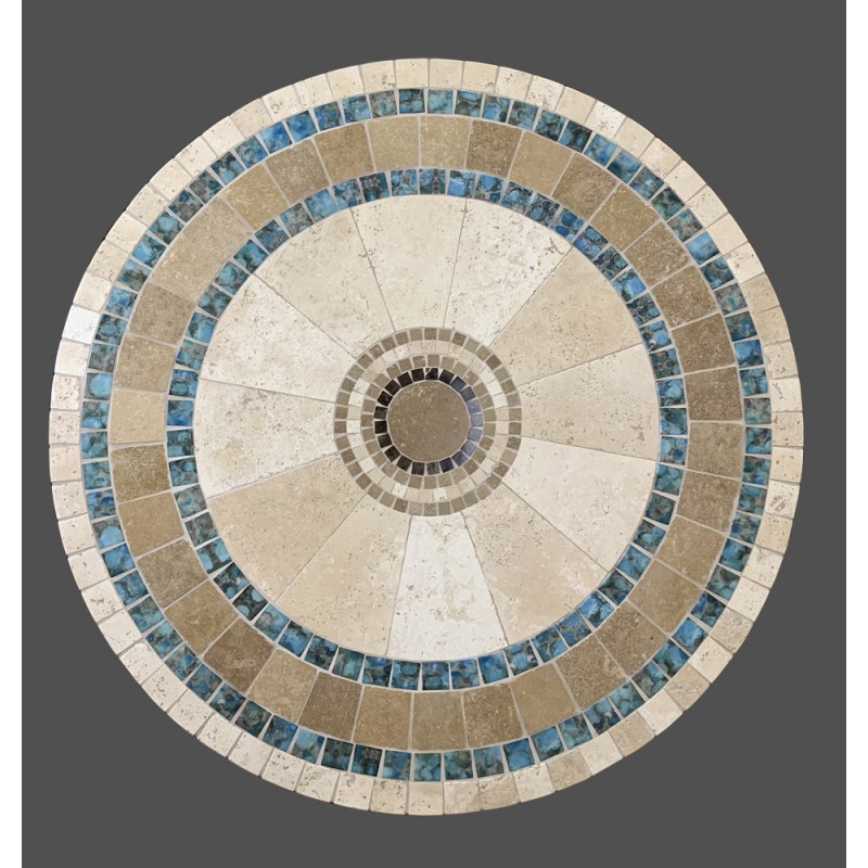Exotic Sea Mosaic Table Top