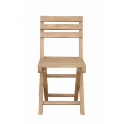 Alabama Teak Wood Folding Chair (price per 2 chairs)