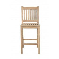 Avalon Teak Wood Bar Chair