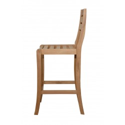Mandalay Teak Wood Bar Chair