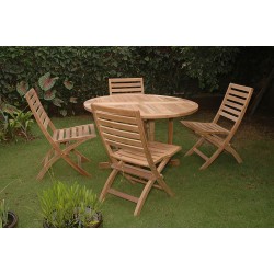 Andrew Butterfly Folding 5-pieces Dining Set