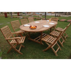 Bahama Andrew 9-Pieces Dining Set